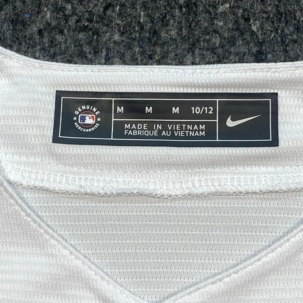 Nike‎ Oakland Athletics Jersey M/10/12 Youth White Matt Chapman 26 Baseball MLB